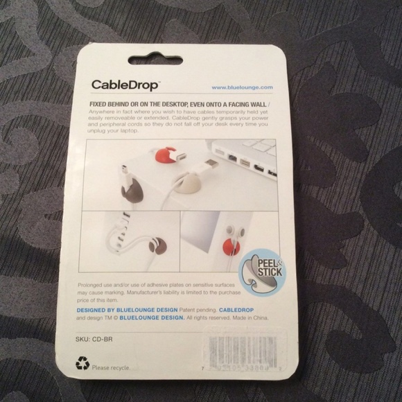 Multipurpose Cable Clips - Cable Drop cord management - Picture 2 of 2